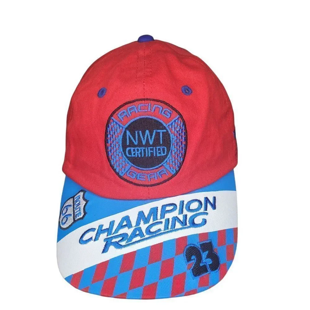 Aeromax‎ Rsrb Adjustable Strap Cap Youth Jr. Champion Racing Multi Certified